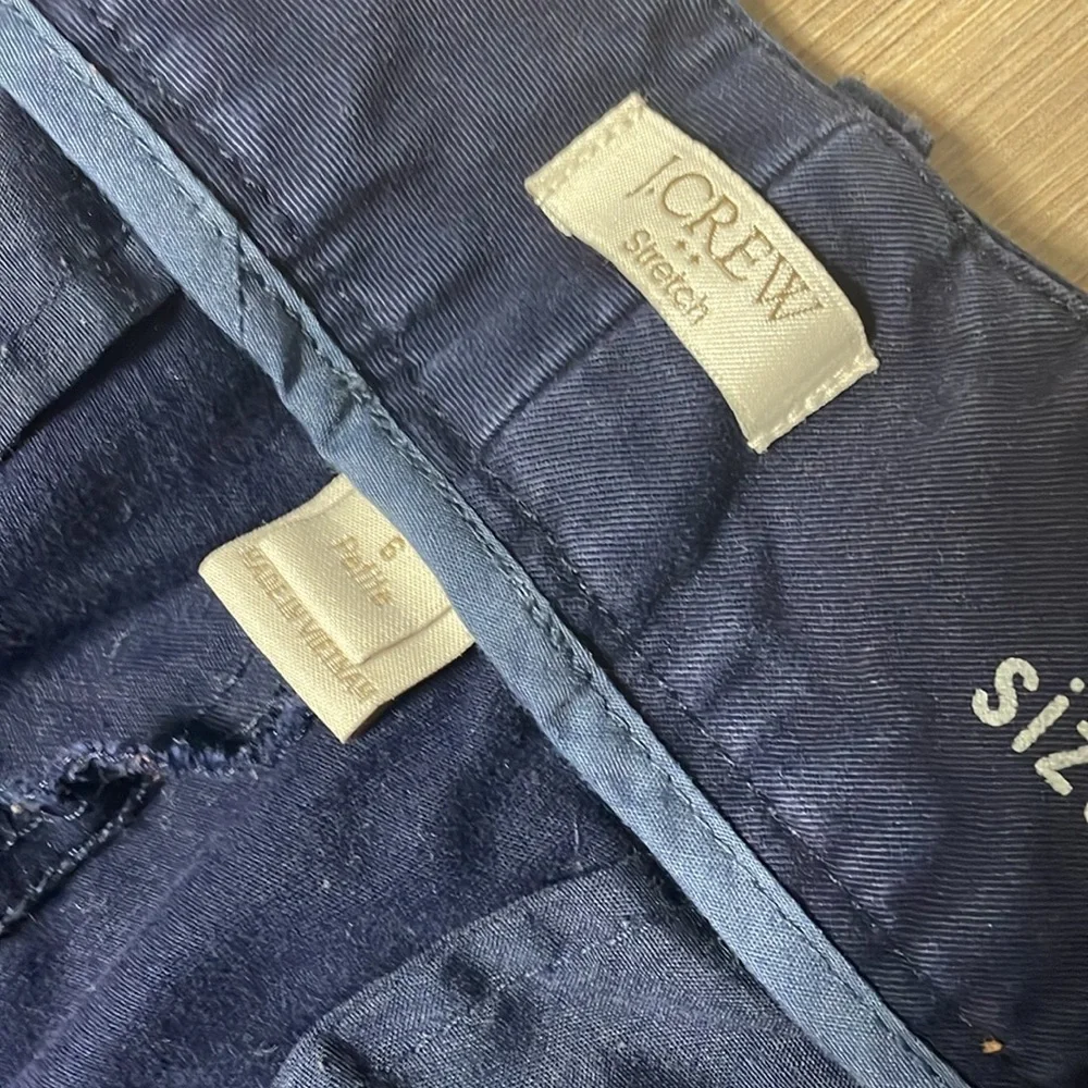J. Crew Frankie Chino.‎ Size 6 Petite. Stretch. Great Used Condition. Blue. - Picture 5 of 7